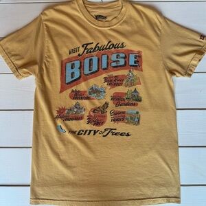Boise, Idaho Yellow Graphic T-Shirt